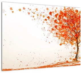 Tablou - Copac în vâmnt (70x50 cm)