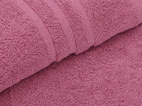 Prosop de baie CLASSIC COLOR 70 x 140 cm roz antic, 100% bumbac