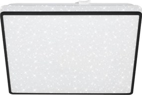 Briloner 3748-415 - Plafonieră LED STAR SKY LED/15W/230V 27x27 cm neagră