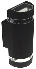 Aplică perete exterior KORTEK 2xGU10/30W/230V IP54 negru