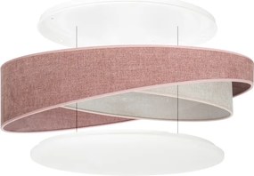 BRILAGI- Plafonieră LED VELVET TWIST LED/24W/230V 4000K Ø 55 cm roz./crem.