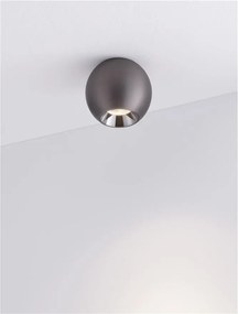 Spot LED aplicat diametru 8,5cm NANO argintiu, NVL-9052031