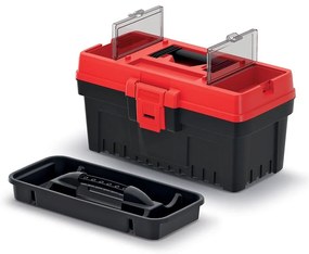 Cutie pentru scule 36 x 19,3 x 18,6 cm, organizatoare, rosu