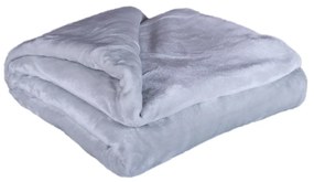 Pătură XXL / Cuvertură de pat gri, 200 x 220 cm