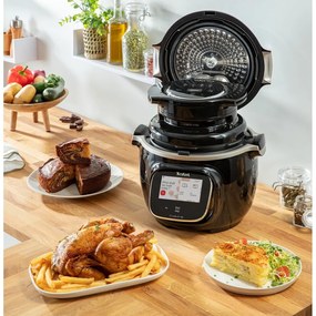 Air fryer negru Cook4Me Extra Crisp Lid – Tefal