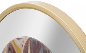 Ceas decorativ multicolor din metal, ∅ 60 cm, Mix Mauro Ferretti