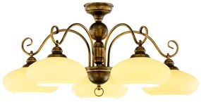 Lustră aplicată BOLERO 5xE27/60W/230V Jupiter 399 BO-5-PL