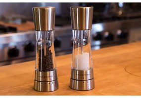 Cole&Mason DERWENT set 2 râșnițe sare și piper, 19 cm, crom lucios