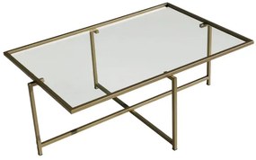Măsuță de cafea SUN 35x94 cm auriu/transparent