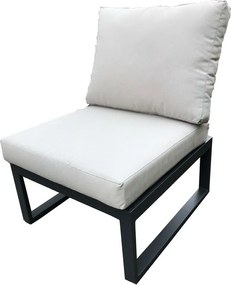 Set mobilier de grădină gri din aluminiu pentru 5 persoane Rotterdam – Rojaplast