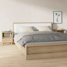 821801 vidaXL Noptiere, 2 buc., stejar sonoma, 40x35x50 cm