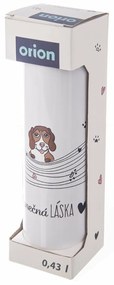 Termos din oțel inoxidabil Orion Endless love Dog, 0,4 l