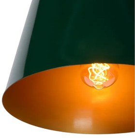 Lustră pe cablu MISHA 1xE27/60W/230V verde Lucide 30482/31/33