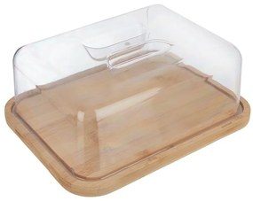Orion Tăviță din bambus cu capac, 28 x 22 x 11 cm