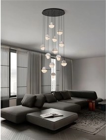 Lustra LED decorativa casa scarii 2700K DORIN