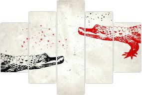 Tablou - Crocodili (150x105 cm)