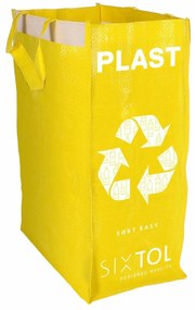 Sixtol Saci pentru sortarea deșeurilor SORT EASY 3SLIM, 18 x 30 x 40 cm, 3 x 22 l, 3 buc.