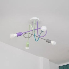 Lustr LED OXFORD 4xE27/10W/230V montat plafonieră