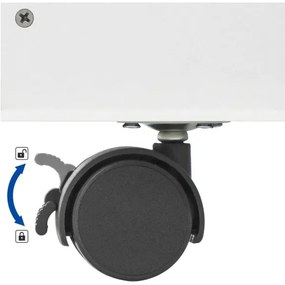 Organizator De Jucarii, Cu 3 Rafturi, Cu Roti, Multifunctional, Alb