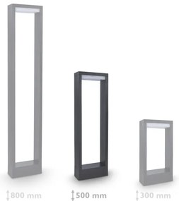 Lampă LED de exterior Brilagi RAGUSA LED/7W/230V 3000/4000/6000K antracit IP54 50 cm