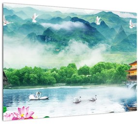 Tablou - Peisaj de vis (70x50 cm)