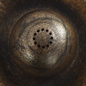 Bazin pentru pasari cu fantana, bronz, 50 x 91 cm, plastic Bronz