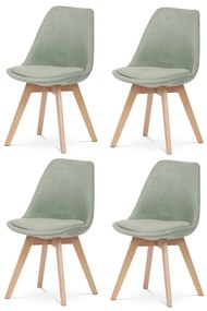 Set de scaune de sufragerie CT-751 GRN2, 4 buc.