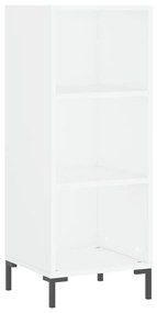 828732 vidaXL Servantă, alb, 34,5x32,5x90 cm, lemn prelucrat