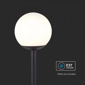 Lampă de exterior 1xE27/60W/230V IP44 97 cm negru