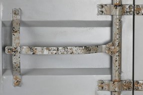 Dulap, gri, din metal, stil industrial, Cargo