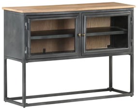 vidaXL Servantă, 100x30x70 cm, gri, lemn masiv de acacia