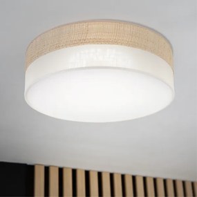 Plafonieră LED SIRJA BOHO LED/36W/230V Ø 45 cm bej/crem