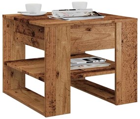 vidaXL Masuta de cafea din lemn vechi 55,5x55x45 cm lemn de prelucrare