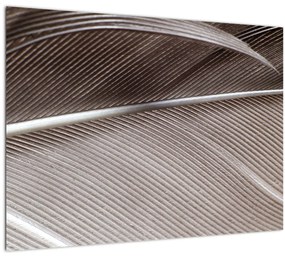 Tablou pe sticlă cu fibre abstacte (70x50 cm)