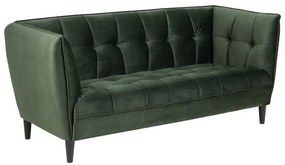 Canapea chesterfield Oakland 314 Numărul de locuri: 2, Verde închis, 182x82x80cm, 41 kg, Tapiterie, Picioare: De lemn, Lemn: Eucalipt, Cauciuc