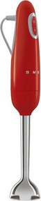 Blender manual Smeg HBF11RDEU, 700 W, 14850 rpm, Functie Turbo, Maner antiderapant, Rosu