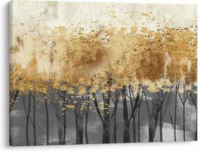 Tablou - Copaci aurii (70x50 cm)