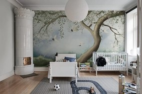 Fototapet, Tree of Dreams, White, Rebel Walls