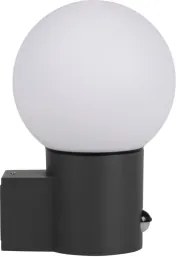 Kanlux 46081 - Lampă de perete pentru exterior cu senzor STONO, 1xE27/15W/230V, IP65, antracit