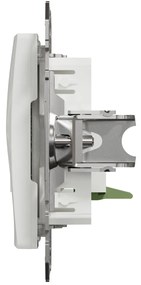 Priza telefon RJ11, IP20, Alb, Schneider Sedna Design