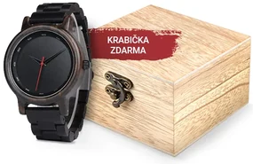 Ceas din lemn Culoare negru, DORIAN