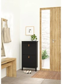 Suport pentru pantofi Real îngust, negru