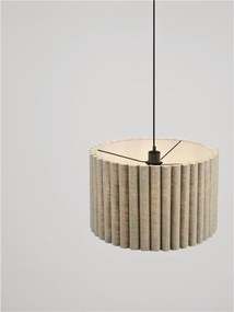 Lustra suspendata cu abajur din in verde Nos