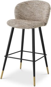 Scaun de bar design elegant LUX Volante, bej mademoiselle 115735 HZ