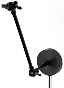 Aplică de perete neagră Xavi – White Label