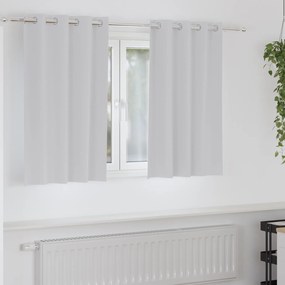 vidaXL Perdele cu perdele 2 pcs Gri deschis 140 x 140 cm Poliester