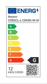 Spot LED aplicat directionabil design tehnic Focus alb, 3000K