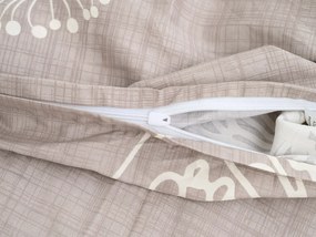 Lenjerie de pat din bumbac SOFT MEADOW maro Dimensiune lenjerie de pat: 70 x 90 cm | 140 x 200 cm