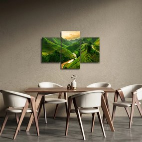Tablou - Terase de orez Mu Cang Chai (90x60 cm)