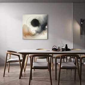 Tablou linii geometrice și tonuri de fum
